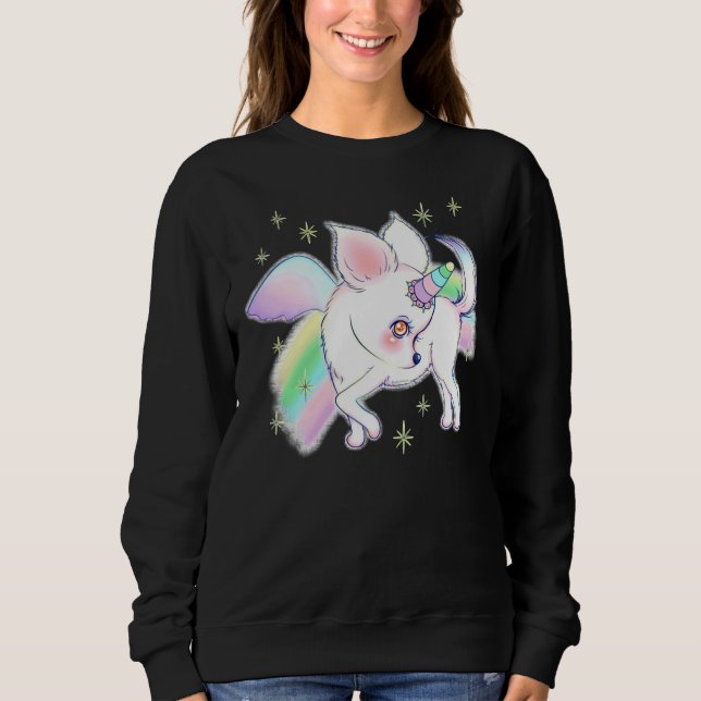 Sudadera Unicorn Pegasus Chihuahua (Anverso)