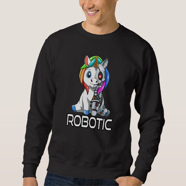 Sudadera Unicorn Robot Robotic Cuddling Cyborg (Anverso)