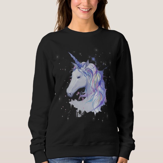 Sudadera unicornio (Anverso)