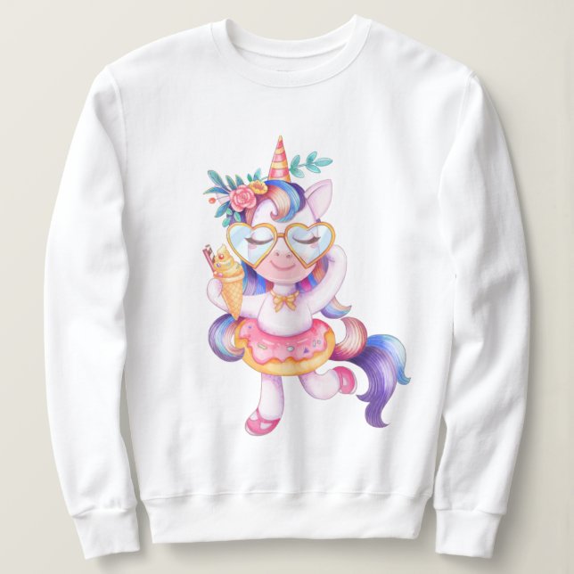 Sudadera Unicornio (Anverso del diseño)