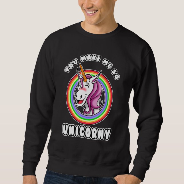 Sudadera Unicornio amante de la diversión (Anverso)