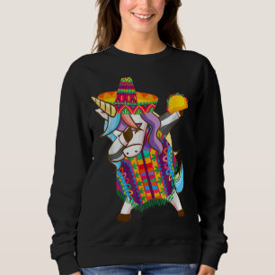 Sudadera Unicornio Cinco De Mayo Poncho Sombr