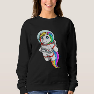 Sudadera Unicornio como astronauta