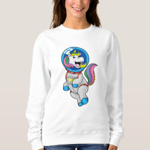 Sudadera Unicornio como astronauta en el espacio