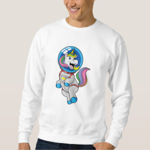 Sudadera Unicornio como astronauta en el espacio