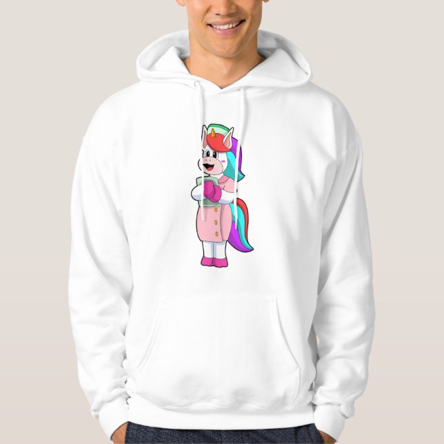 Sudadera Unicornio como enfermera (Anverso)