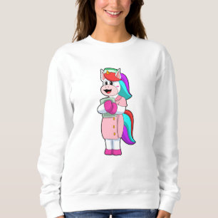 Sudadera Unicornio como enfermera