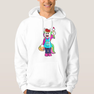Sudadera Unicornio como pintor