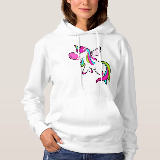 Sudadera Unicornio con alas (Anverso)