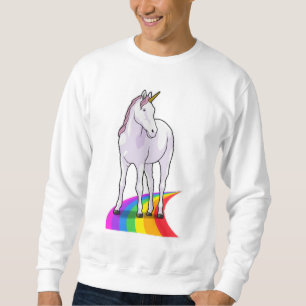 Sudadera Unicornio con arcoiris