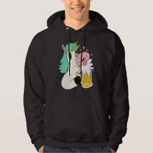 Sudadera Unicornio Con Cerveza En Colores Arcoiris Para Alc