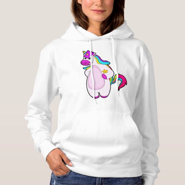 Sudadera Unicornio con estrella (Anverso)