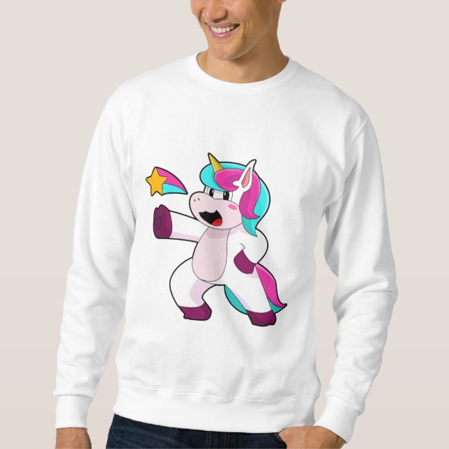 Sudadera Unicornio con estrella (Anverso)