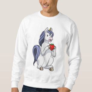 Sudadera Unicornio con frutilla de fresa