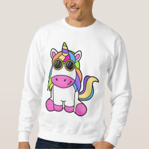 Sudadera Unicornio con gafas de sol