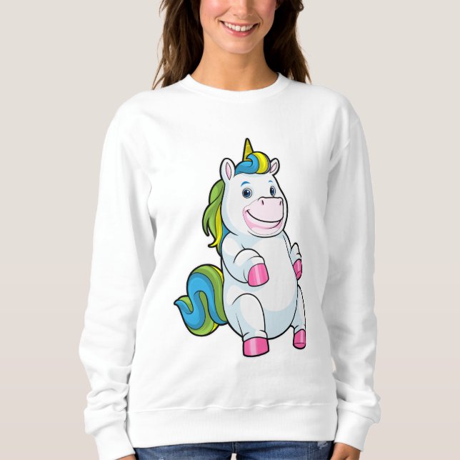 Sudadera Unicornio con gran Belly (Anverso)