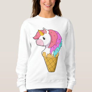 Sudadera Unicornio con helado