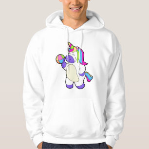 Sudadera Unicornio con voleibol
