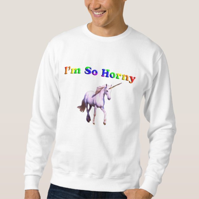 Sudadera Unicornio córneo (Anverso)