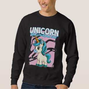 Sudadera Unicornio, Cuando Se Duda, Se Sale De Unicornio