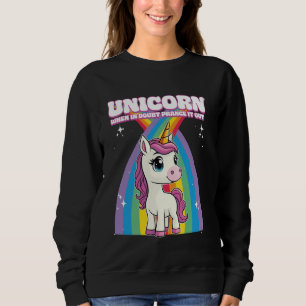 Sudadera Unicornio, Cuando Se Duda, Se Sale De Unicornio 2
