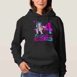 Sudadera Unicornio de 4 años de edad Chica en la Universida