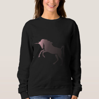 Sudadera Unicornio de descoloramiento rosado