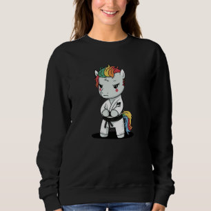 Sudadera Unicornio de karate en karateka japonés de keikogi