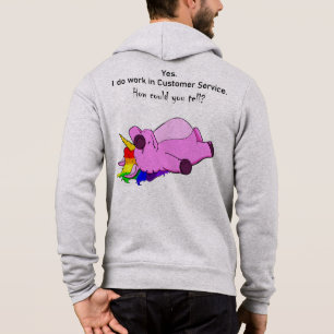 Sudadera Unicornio de Servicio al Cliente