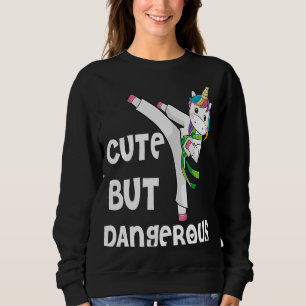 Sudadera Unicornio de Taekwondo Kárate Lindo Pero Peligros