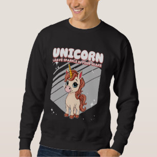 Sudadera Unicornio Deja Espuma En Tu Despertar Unicornio