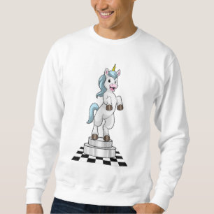 Sudadera Unicornio en ajedrez como pieza de ajedrez Knight