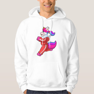 Sudadera Unicornio en ejecución