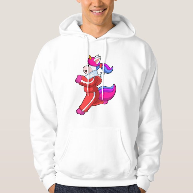 Sudadera Unicornio en ejecución (Anverso)