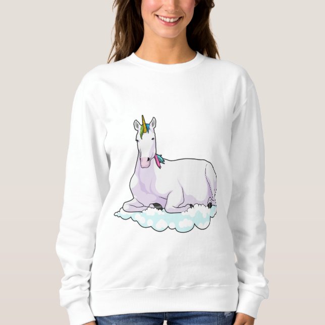 Sudadera Unicornio en la nube (Anverso)
