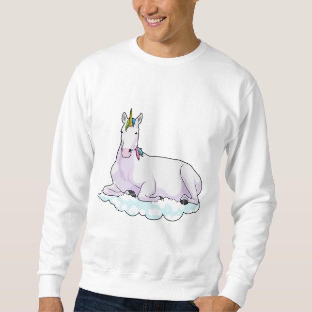 Sudadera Unicornio en la nube (Anverso)