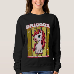 Sudadera Unicornio entra en el unicornio mágico desconocido