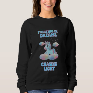 Sudadera Unicornio Flotando En Sueños Etéreos Hippies Fanta