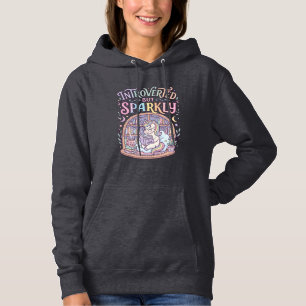 Sudadera Unicornio introvertido pero brillante original bla