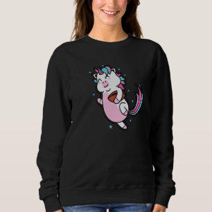 Sudadera Unicornio jugando Rugby o Fútbol