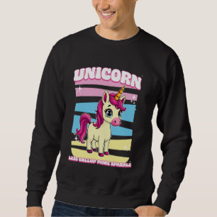 Sudadera Unicornio Menos Gallop Más Sparkorn Unicornio