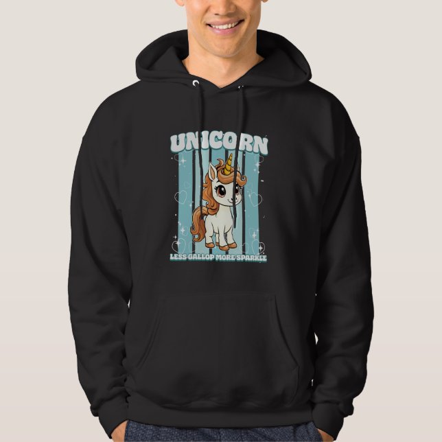 Sudadera Unicornio Menos Gallop Más Sparkorn Unicornio (Anverso)
