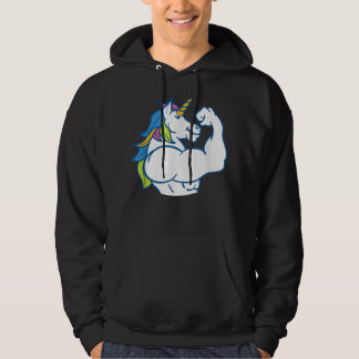 Sudadera Unicornio Muscular - Gracioso Bodybuild Mágico