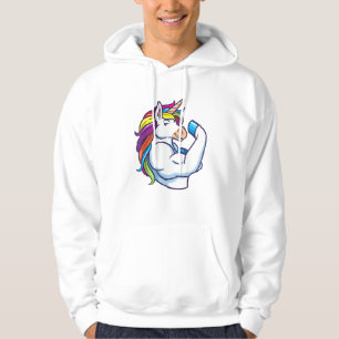 Sudadera Unicornio Musculoso - Cuerpo de Fitness Mágico Div
