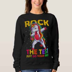 Sudadera Unicornio no enfatiza solo hacer tu mejor rock en