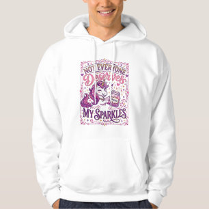 Sudadera Unicornio No Todos Merecen Mis Brillos Elegantes