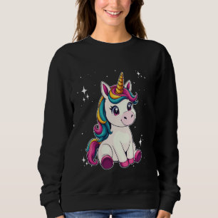 Sudadera Unicornio para niñas arcoíris unicornio mágico lin