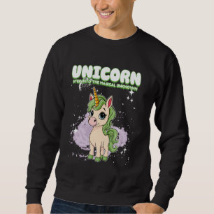 Sudadera Unicornio paso al unicornio mágico desconocido