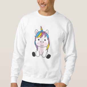 Sudadera Unicornio Rosa Unicornio Animales Kawaii Para Niño