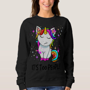 Sudadera Unicornio sarcástico Chiste a unicornios mágicos v